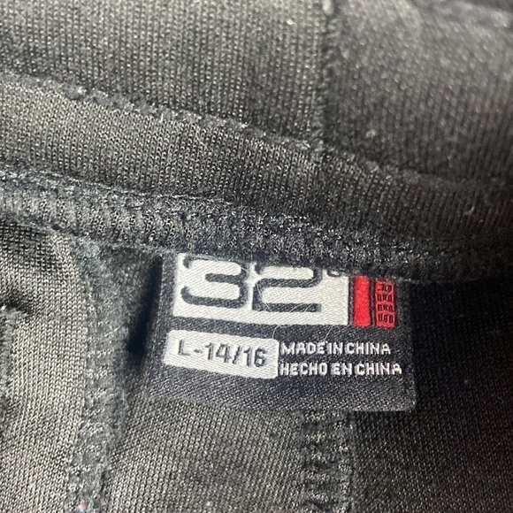 Kid’s 32 Degrees Black Drawstring Joggers with 3 Pockets - Picture 5 of 10